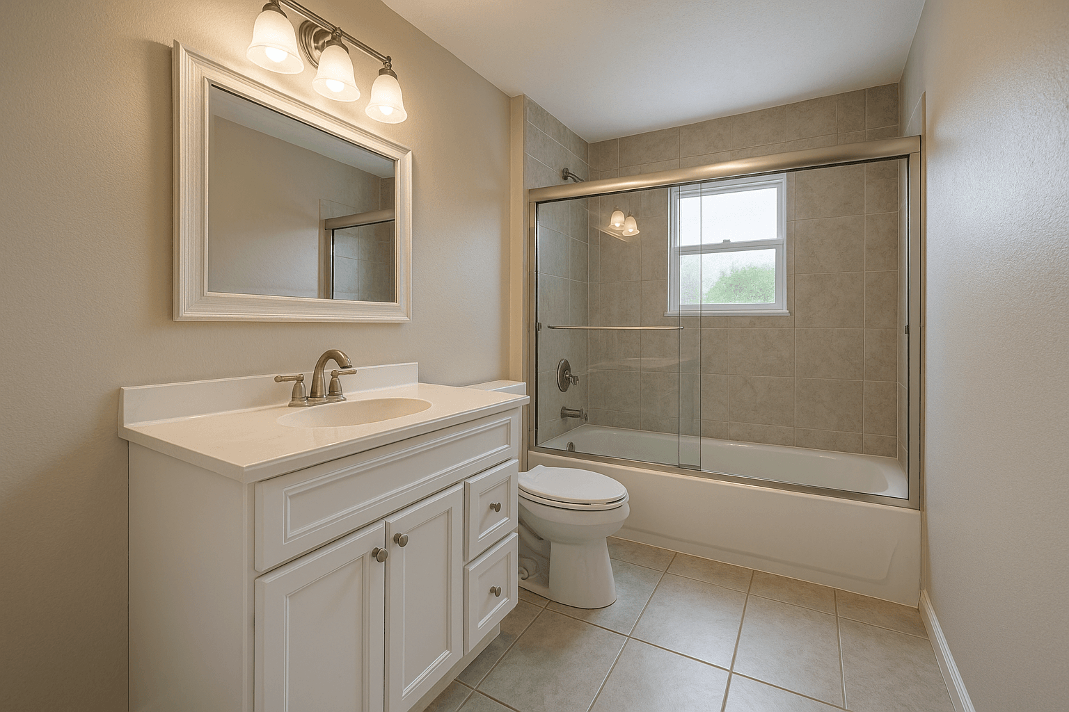 The bathroom