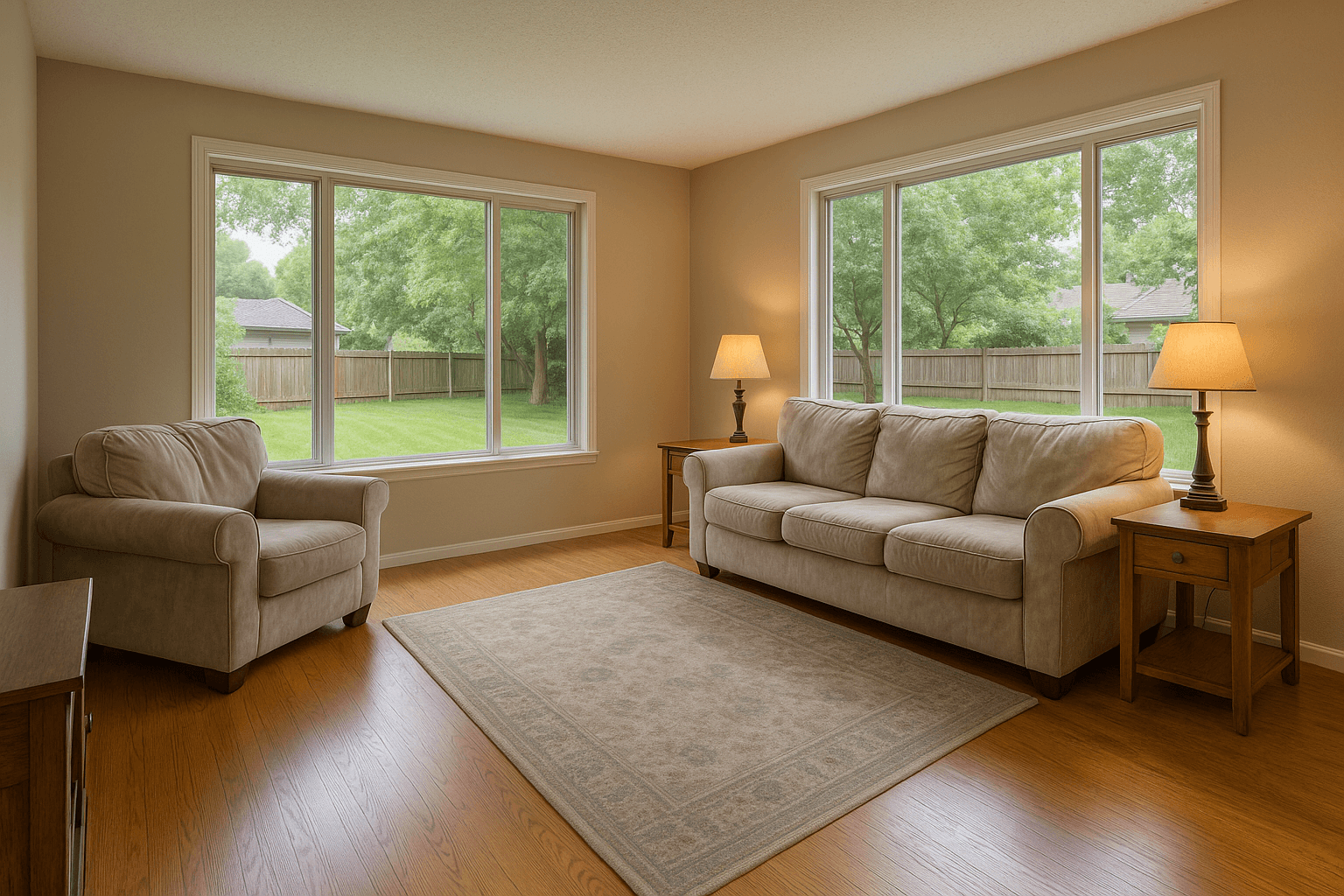 HDR Merge: A raw interior exposure developing into the delivered HDR merge