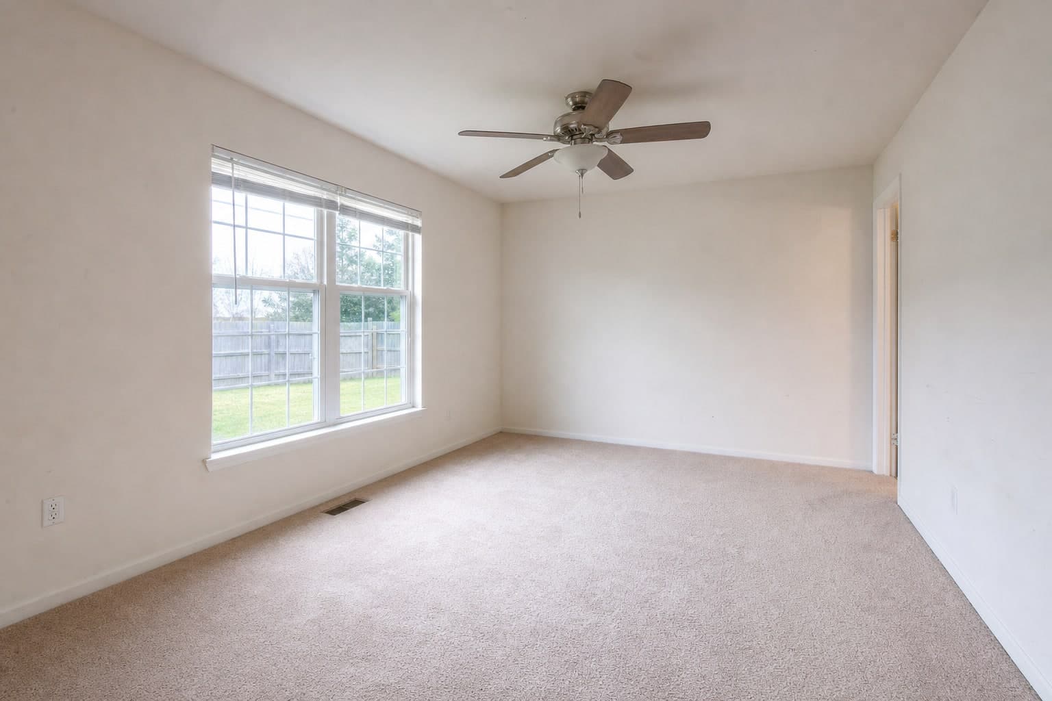 One staging layout rendered consistently across camera angles, as shot